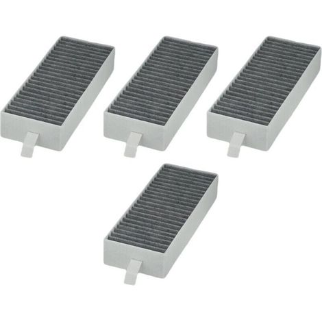 Langlebiger Kohlefilter für XU, Siemens HZ9VRCR0 und Bosch HEZ9VRUD0 (4er-Pack), hochwertiges Produkt, robust und zuverlässig, aus ausgewählten Materialien, normkonform – KZQ (1/4)
