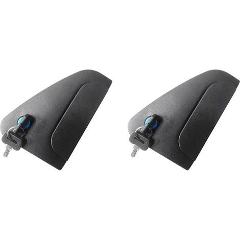 Dos manijas exteriores de puerta izquierda (con llave) para camiones DAF CF65, CF75 y CF85, completamente nuevas, número de pieza 1328724. (1/4)
