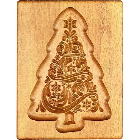 Emporte-pièce Bois - Découpe Biscuits Pâtisserie - Pour Décoration Gâteaux Cookies Muffins Chocolat - Lot de 1 (1/4)
