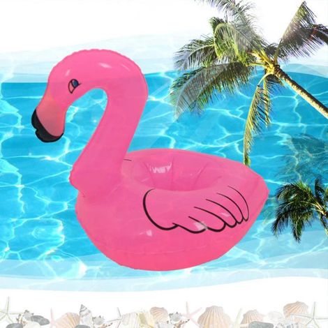 Porte-gobelet gonflable flamant rose - Flamant rose gonflable - Haute qualité - Durable (1/5)