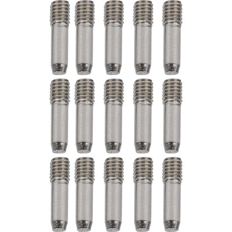 15 Stück M3-Sechskantschrauben aus Edelstahl, kopflos, Befestigungsmaterial für RC-Modellautos, 10,3 mm (1/5)