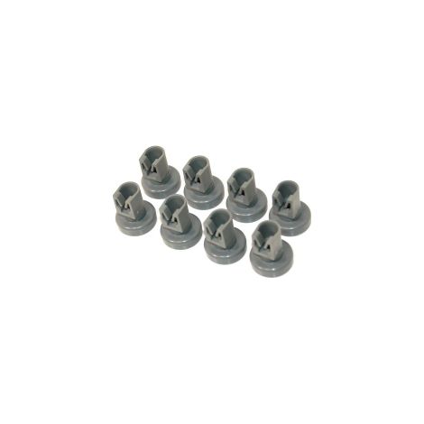 Zanussi Roue Panier supérieur pour lave-vaisselle Electrolux, Lot de 8