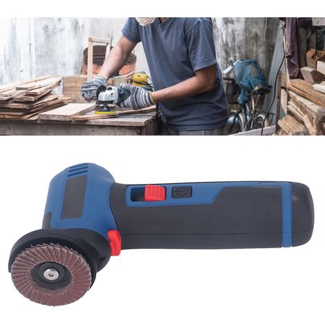 Meuleuse d'angle à batterie lithium-ion, petite meuleuse d'angle électrique domestique pour la découpe et le décapage de la rouille, norme européenne 100-240 V (1/5)
