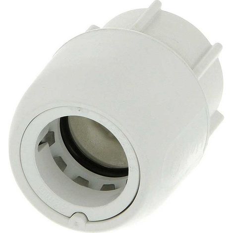 HD26A/15W Hep2O Hand Titan Tap Connector White 15x1/2 BSP (1/2)