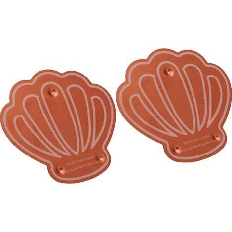 2 Pcs Bird Bath Copper 2 pièces pour jardin et oiseaux - Accessoire de jardin durable et pratique (1/5)