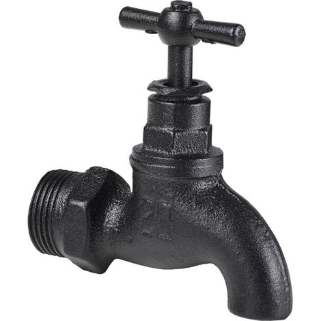 Dolle Wasserhahn für Pipe-Regalsystem 20 mm (3/4) schwarz matt