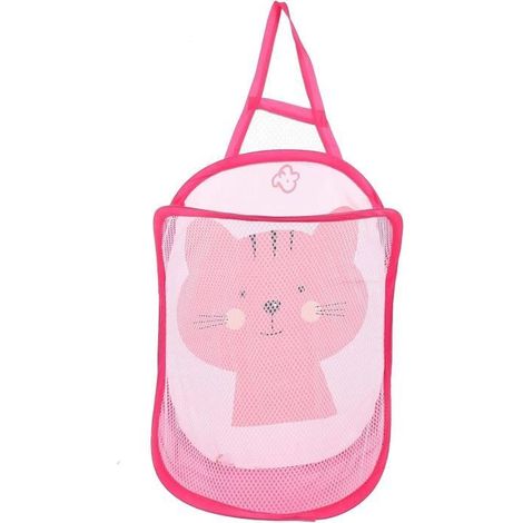 Panier à linge - Organisateurs De Vêtements Muraux - Rose - 41x28x17.5 cm - Nylon - Design Contemporain (1/4)