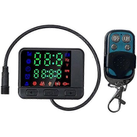 Contrôleur de chauffage de stationnement 12V/24V de haute qualité pour voitures/camions avec écran LCD et télécommande WHBYV (1/4)