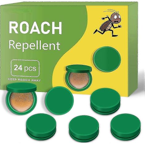 60 stations d'appât anti-cafards, 12 à 60 répulsifs naturels, pièges à cafards pour usage intérieur/extérieur. Format : 1 boîte de 12 unités. (1/4)