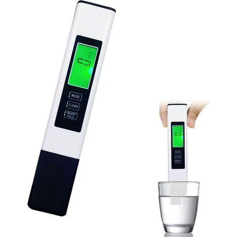Testeur d'eau numérique TDS 4 en 1 - Précis et fiable, TDS, EC et température (°C, °F) - 0-9990 ppm - Test professionnel pour l'eau potable (1/5)