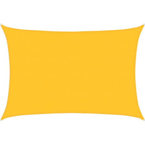 Maison Exclusive - Voile d'ombrage 160 g/m² rectangulaire jaune 5x6 m PEHD (1/5)