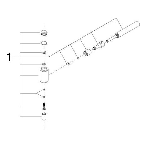 Dornbracht 90198700100-00 Bec de remplacement pièces détachées
