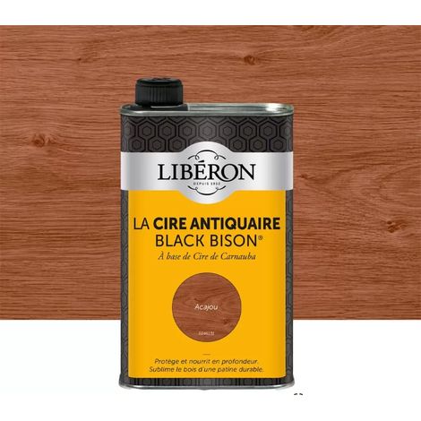Cire antiquaire LIBÉRON Black Bison Acajou (liquide) 0,5 L (1/4)