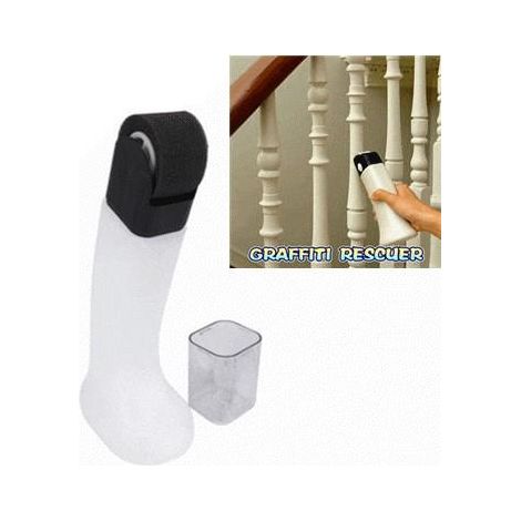 Outil de retouche de peinture murale 300 ml avec rouleau, applicateur de peinture pratique pour petites réparations, rénovation intérieure, murs, plafonds et décoration (1/5)