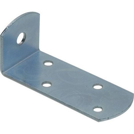 1CF PIASTRINA DI GIUNZIONE ANGOLARE FERRO ZINCATO 50 PZ.  mm.30x30x70