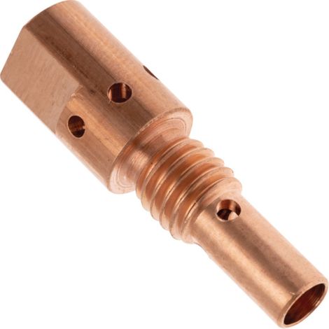 Supporto tubo Binzel mb 25/32 asp25 maschio M8 35 mm