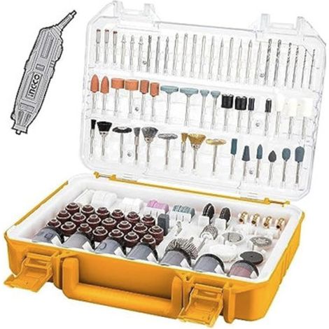 Kit 420 accessori INGCO AKMG4208 per mini trapano e utensile rotativo multifunzione