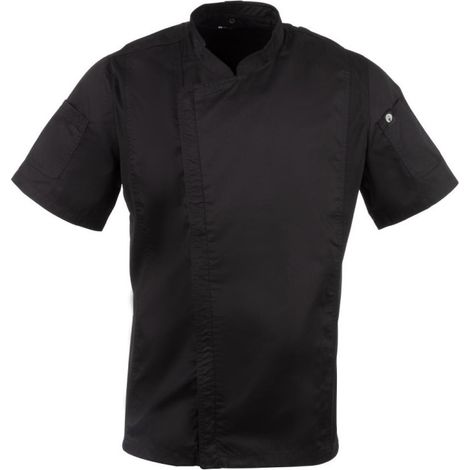 Veste de cuisine mixte Cool Vent Chef Works Urban Springfield noire L