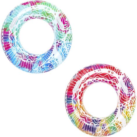 Bestway Galleggiante Gonfiabile Decorato Estate Colore Assortito D91 cm +10 Anni Spiaggia e Piscina 36084 (1/5)
