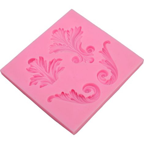 Multifunktionales Silikonmodell mit 4 Mulden für Fondant-Tortendekoration (1/5)