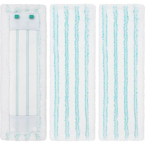Compatible avec la lingette de rechange et l'accessoire de tête de balai Leifheit Profi XL en microfibre épaisse. (1/5)