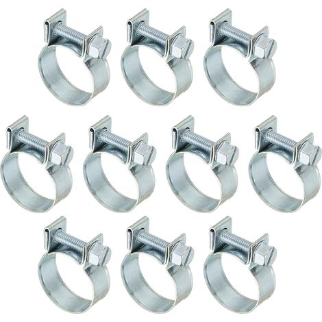 10 Pcs 19-21mm Mini Colliers de Serrage de Tuyau d'Injection (1/5)