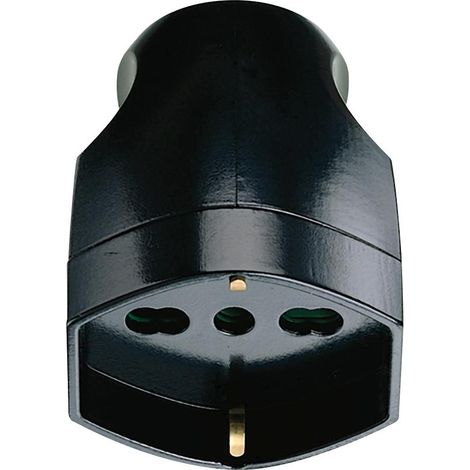 00225 Presa Mobile Sicury 2P+T 16 a 250 V Nero (1/5)