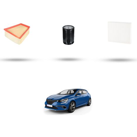 Kit tagliando 3 filtri compatibile con Renault Megane IV 1.6 DCI 151kw dal 2017 (1/5)