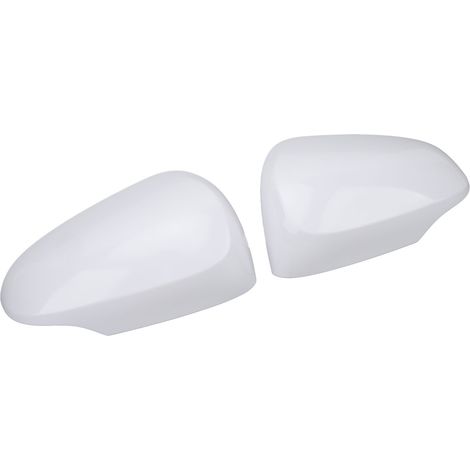 Rétroviseur Extérieur Blanc Non Peint 2 Pièces Coque de Rétro pour Prius C 2012‑2018 (1/5)