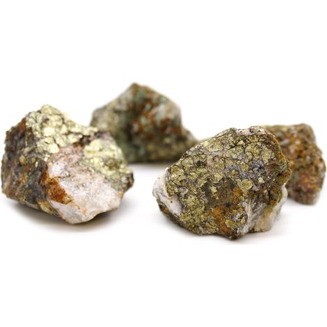 Spécimens minéraux - Chalcopyrite (environ 80 pièces)- Vendu par 1 (1/4)