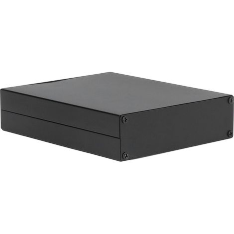 Wasserdichtes Aluminium-Anschlussgehäuse, geteilt, für Selbstmontage, Schwarz, 33 x 114 x 140 mm (1/5)
