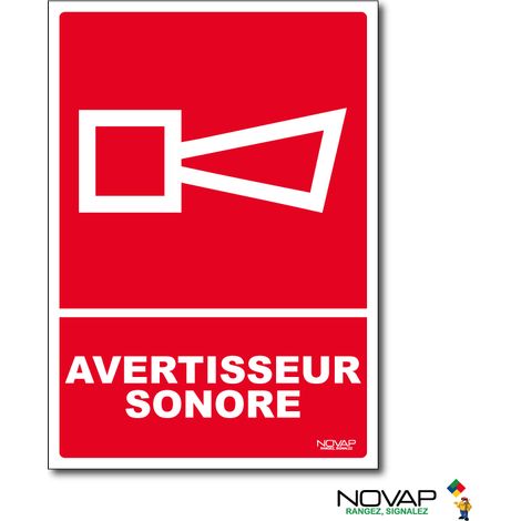 Panneau Avertisseur sonore - Rigide A5 - 4600512