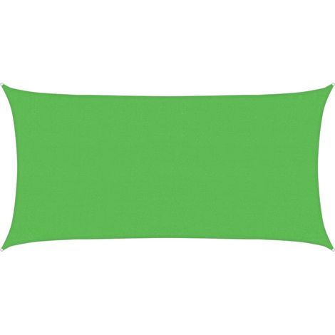 Voile d'ombrage Voile de parasol - 160 g/m² Vert clair 3x6 m PEHD BV839176 - BonneVie (1/5)
