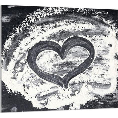 PANNELLO IN VETRO PER CUCINA 65x60 Cuore (1/5)