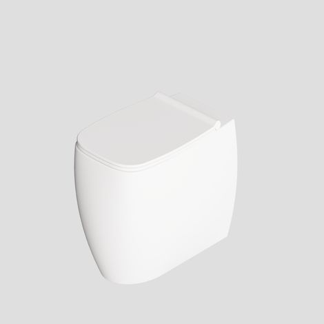 FORM 68x45 Platinum. sans bonde. siphon noir mat. 0 trou