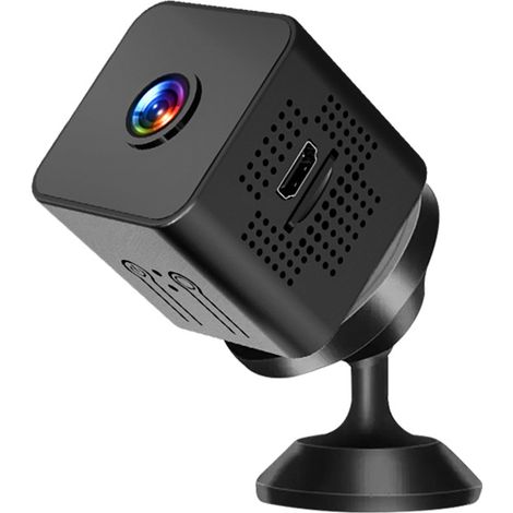 Mini caméra X1 WiFi - 1080P - Vision nocturne - Détection de mouvement - Surveillance infrarouge - Noir (1/5)