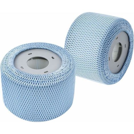 Set of 2 protective nets compatible with the Mspa spa filter - Blue (1/5)