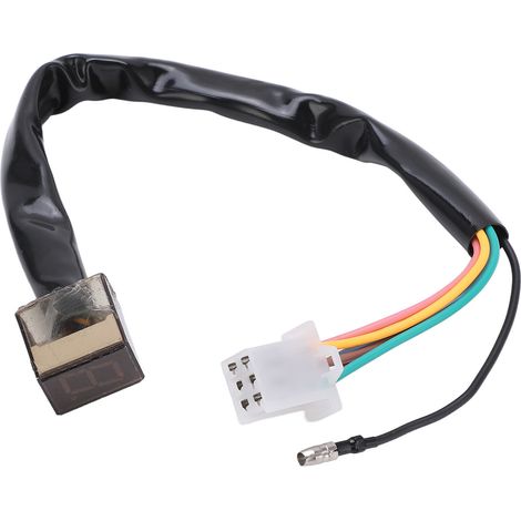 Compteur de vitesse Moto Indicateur de Rapport Engrenage Étanche Capteur de Levier Haute Précision Affichage LED Numérique avec Câble 28cm (1/5)