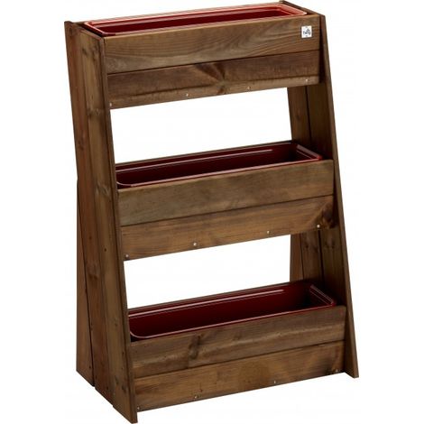 Ortofiore Inclinato 67X45Xh100 Color Castagno Completo di Vaschette Cod 32408 Alce (1/5)