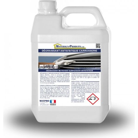 Dégraissant antistatique carrosserie - 5 L Jaune - MATPRO