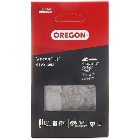Oregon 91VXL052E Catena Motosega 52 Maglie - Passo 3/8 - Spessore 1.3 Mm (1/4)