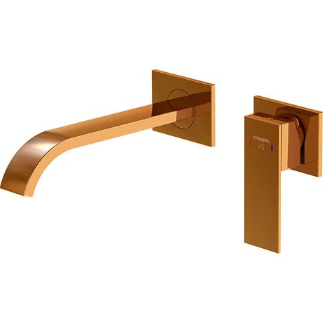 Steinberg 135 - Miscelatore ad incasso per lavabo, montaggio a 2 fori, color oro rosa 135 1814 3 RG (1/5)