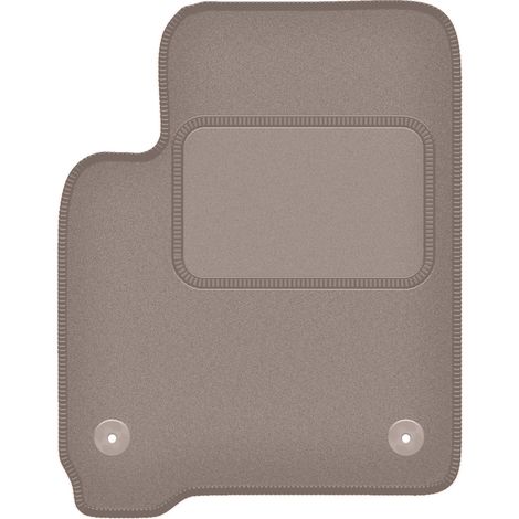 Fahrermatte aus Samt für: Dodge Journey JC49 Crossover (2007–2016), beige