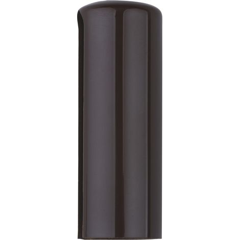 OTLAV DOUILLES À CLIPSER TYPE 838, POUR BANDE DE PORTE TYPE 495 Ø 20 MM, PLASTIQUE MARRON