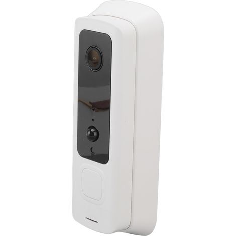 Energiesparende H3 MINI Video-Türklingel für den Außenbereich mit 720p WiFi-Kamera und drahtloser Gegensprechanlage für mehr Sicherheit zu Hause (weiß). (1/5)