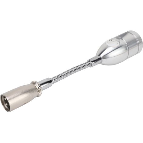Lampe LED universelle pour fauteuil roulant, angle réglable, connecteur XLR 3 broches, pour une utilisation nocturne. (1/5)