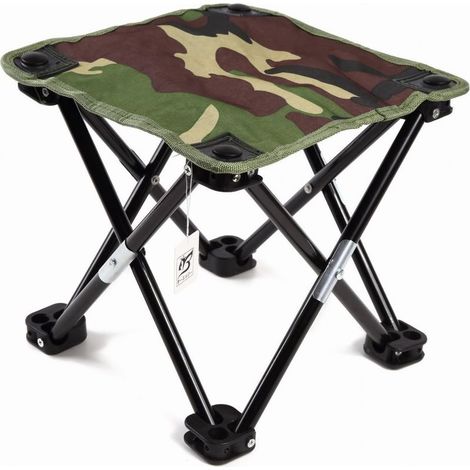 Ultraléger Chaise Pliante Portable pour Camping/Pêche/Randonnée/Pique-Nique (1/5)