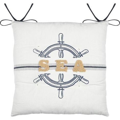 Assise de chaise 38 x 38 cm Sea maritime (1/3)