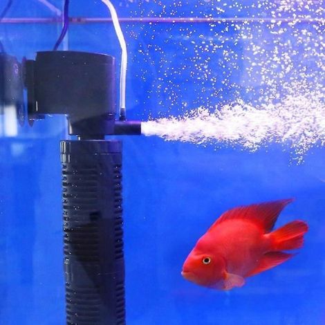 Aquarium,3 En 1 Purificateur d’eau d’aération silencieuse Pompe interne Submersible Aquarium Filtre Pompe à oxygène [F330456065]