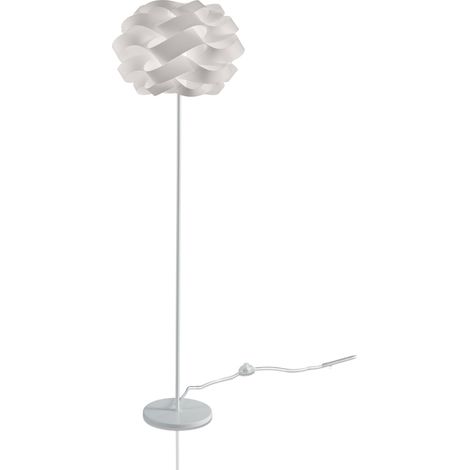Piantana Moderna Cloud Polilux ® Bianco E Metallo 1 Luce E27 (1/2)